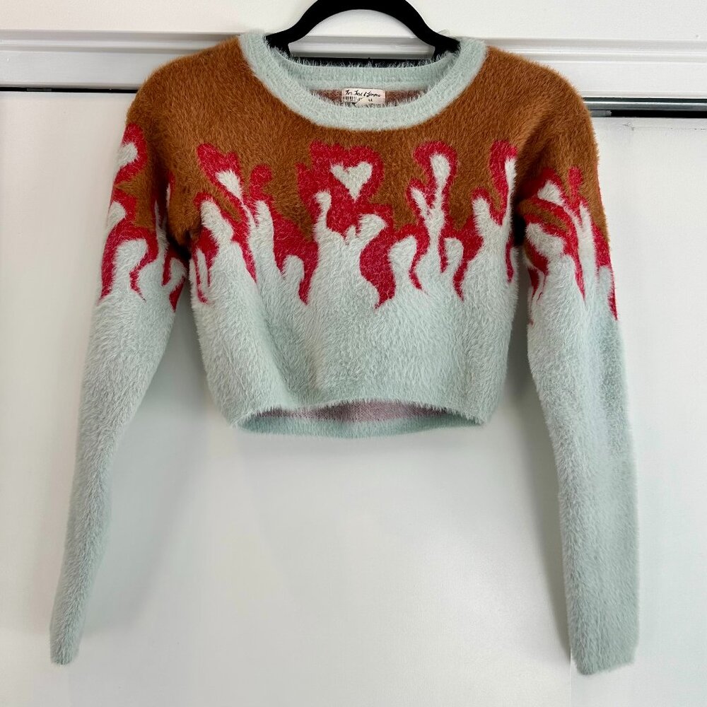 For Love & Lemons Flame Mohair Sweater